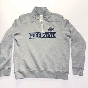 League Collegiate Outfitters - Gray Penn State Women's Quarter Zip - Sweater - M